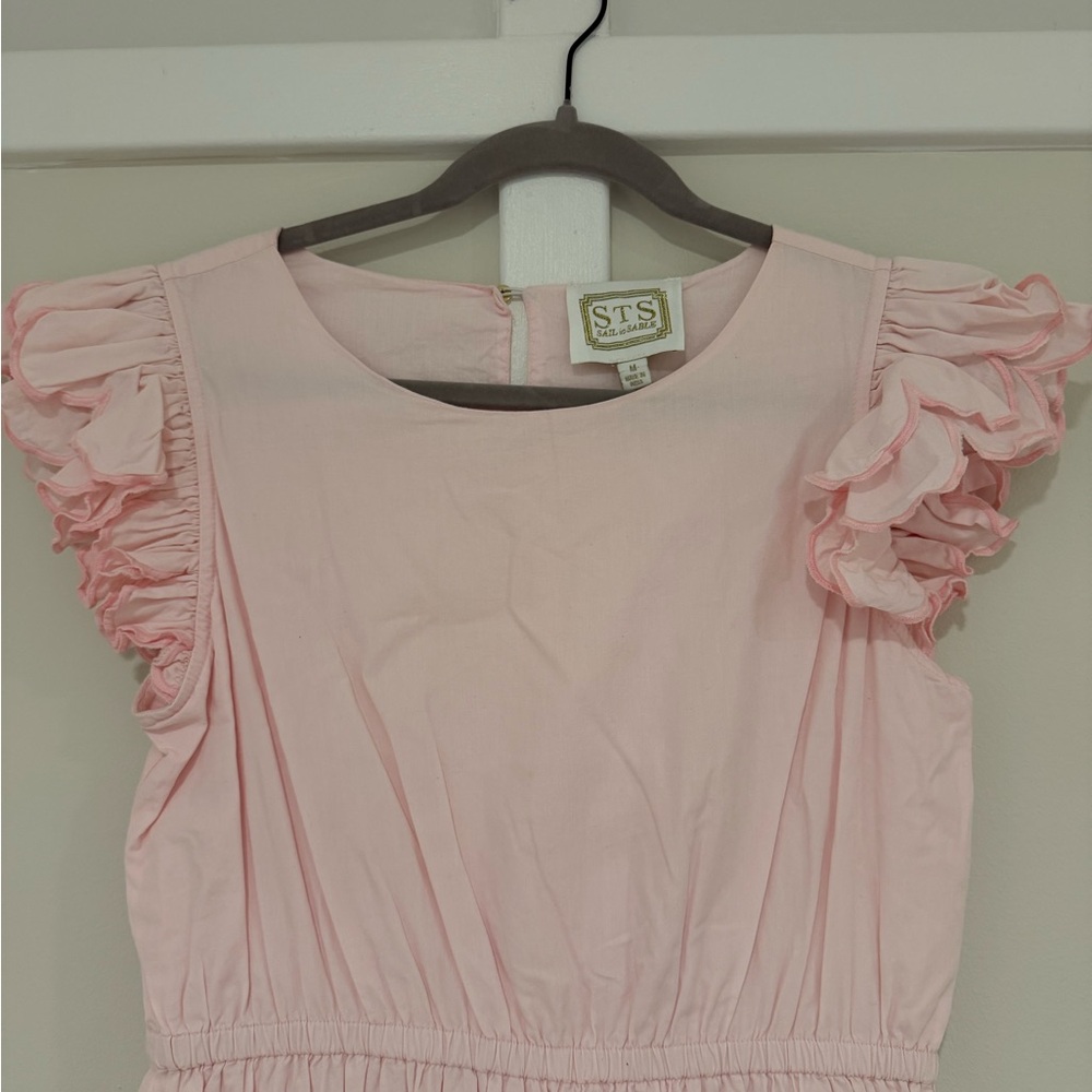Sail to Sable Light Pink Ruffle Dress - Picture 5 of 6